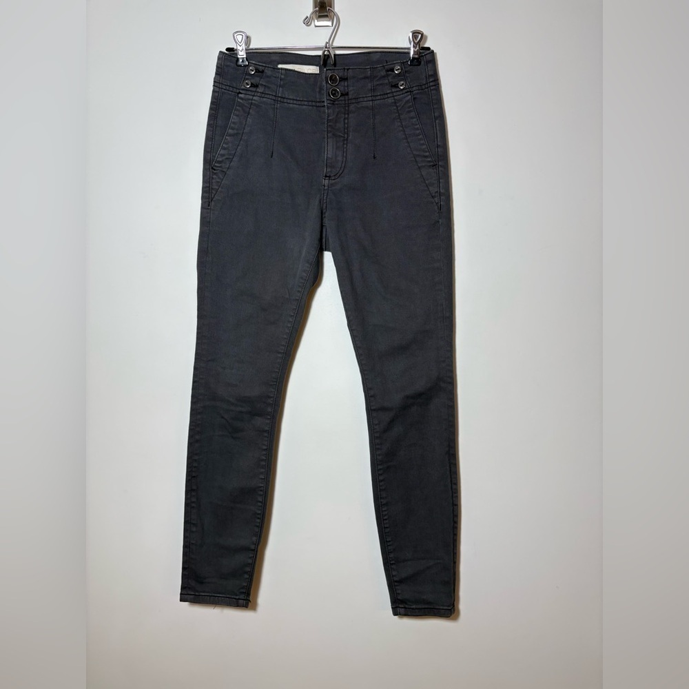 Anthropologie Pilcro High-Rise Skinny Jeans Stretch Gray Womens Size 25